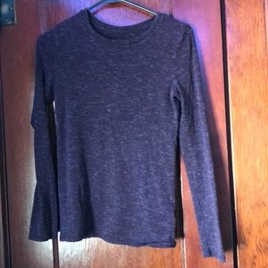 Long sleeved purple shirt